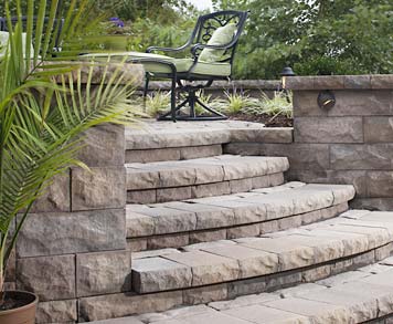 Paver Stairs